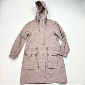 Women’s Madewell Rainfall Waterproof Full Zip Raincoat/Jacket Size XS